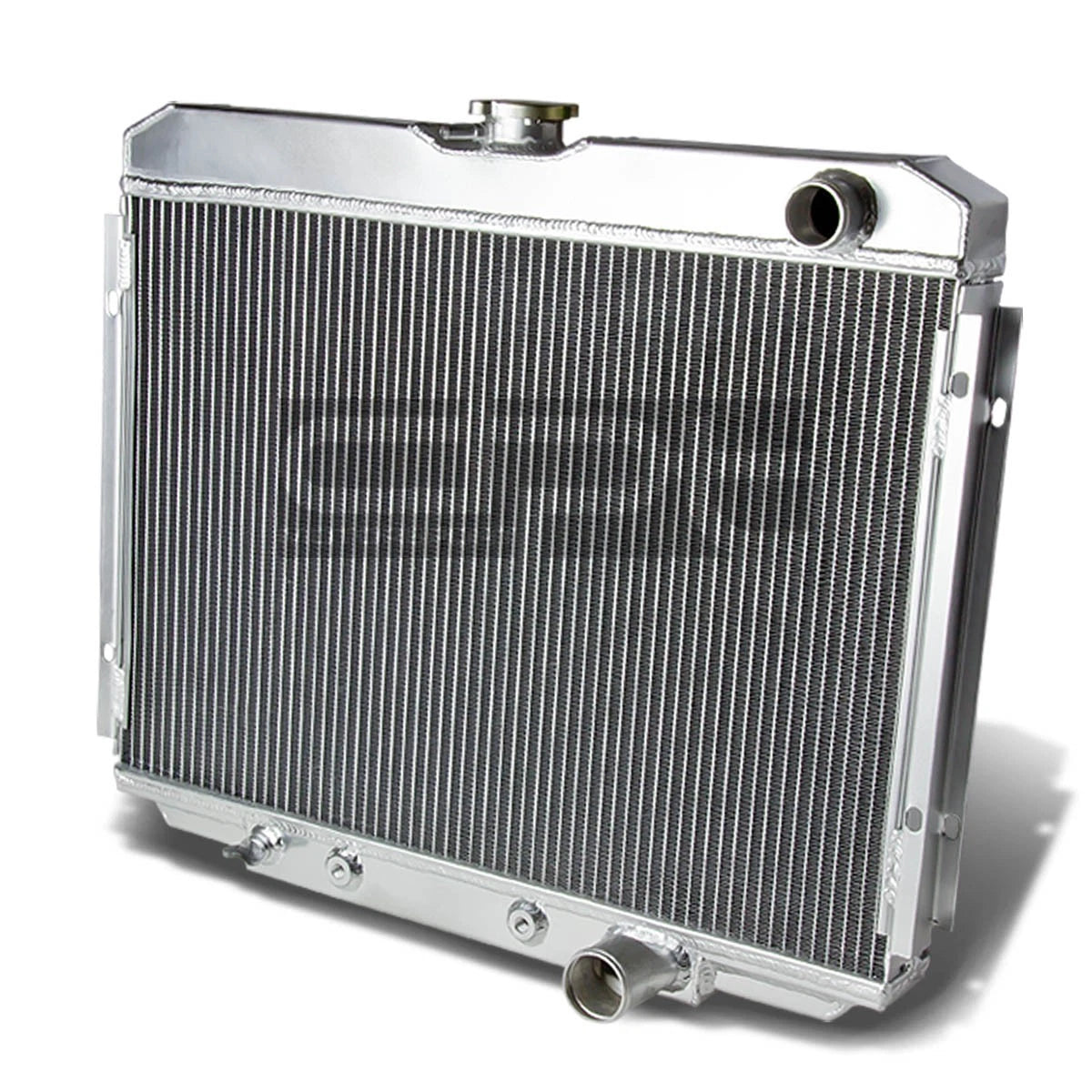 Full Aluminum 3 Rows Racing Cooling Radiator for Mustang/Cougar XR-7 (1967–1970)