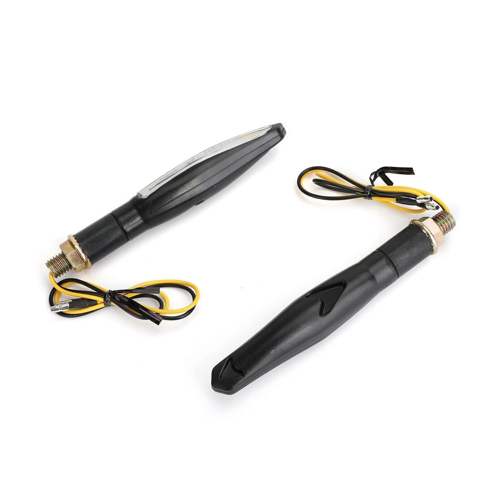 2X M10 Sequential Flowing LED Turn Signal Indicator Lights for AV
