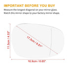 Mirror Glass Backing Heated Passenger Side RH for BMW 135i 335i 328i 335d