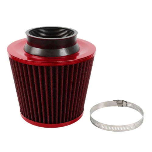 3" 76mm High Flow Inlet Cold Air Intake Cone Replacement Air Filter for