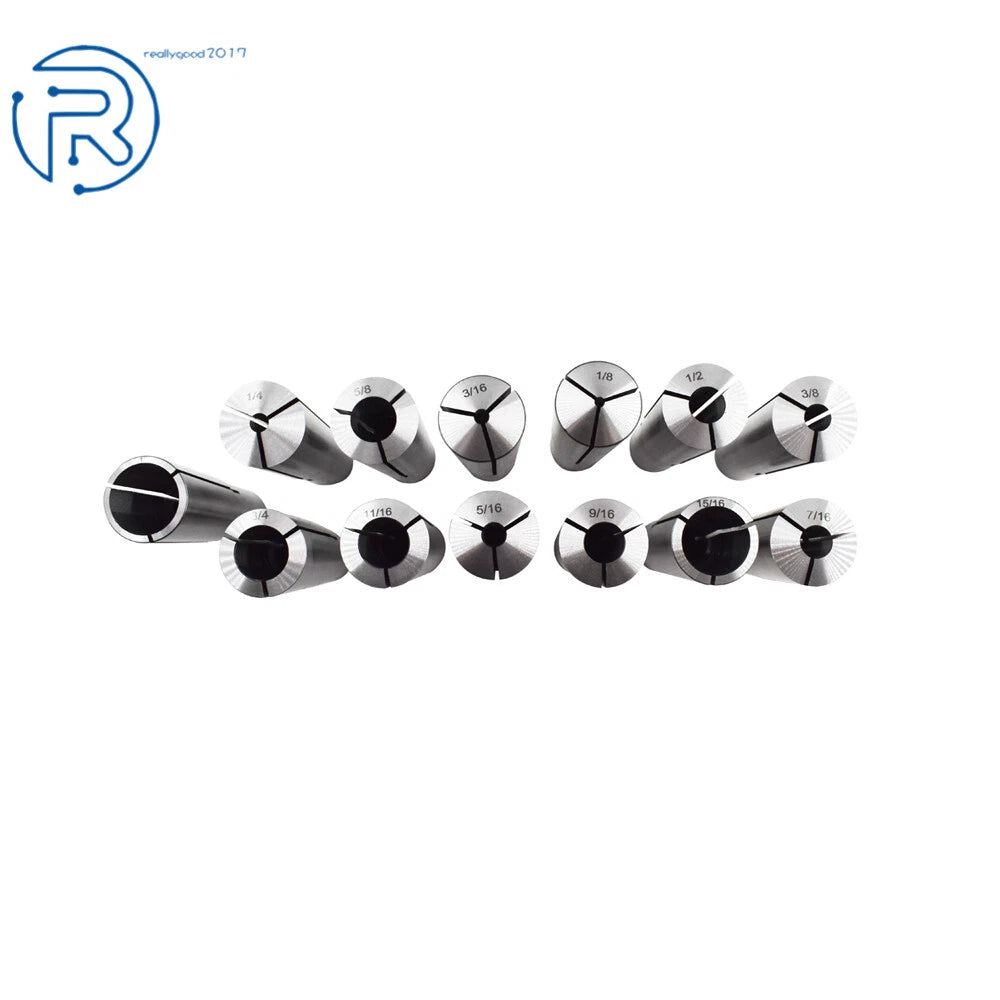 13 Piece Morse Taper Collet Set 4MT (1/8"-1")