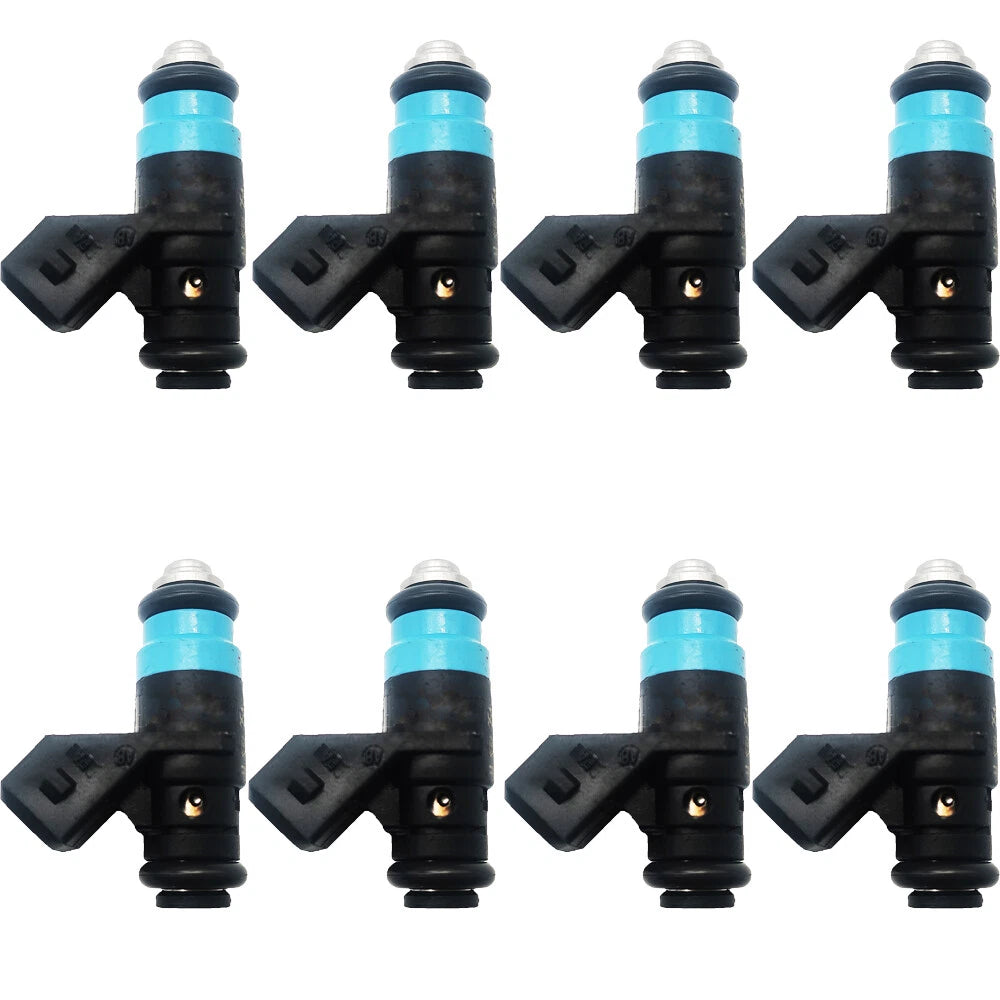 8Pcs Fuel Injectors 842915T01 for Mercruiser Sterndrive V8 (9.1, 8.2)