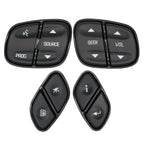 Set of 4 Steering Wheel Switch Control Buttons for Chevy Silverado 1500 GMC Sierra (2014–2019)