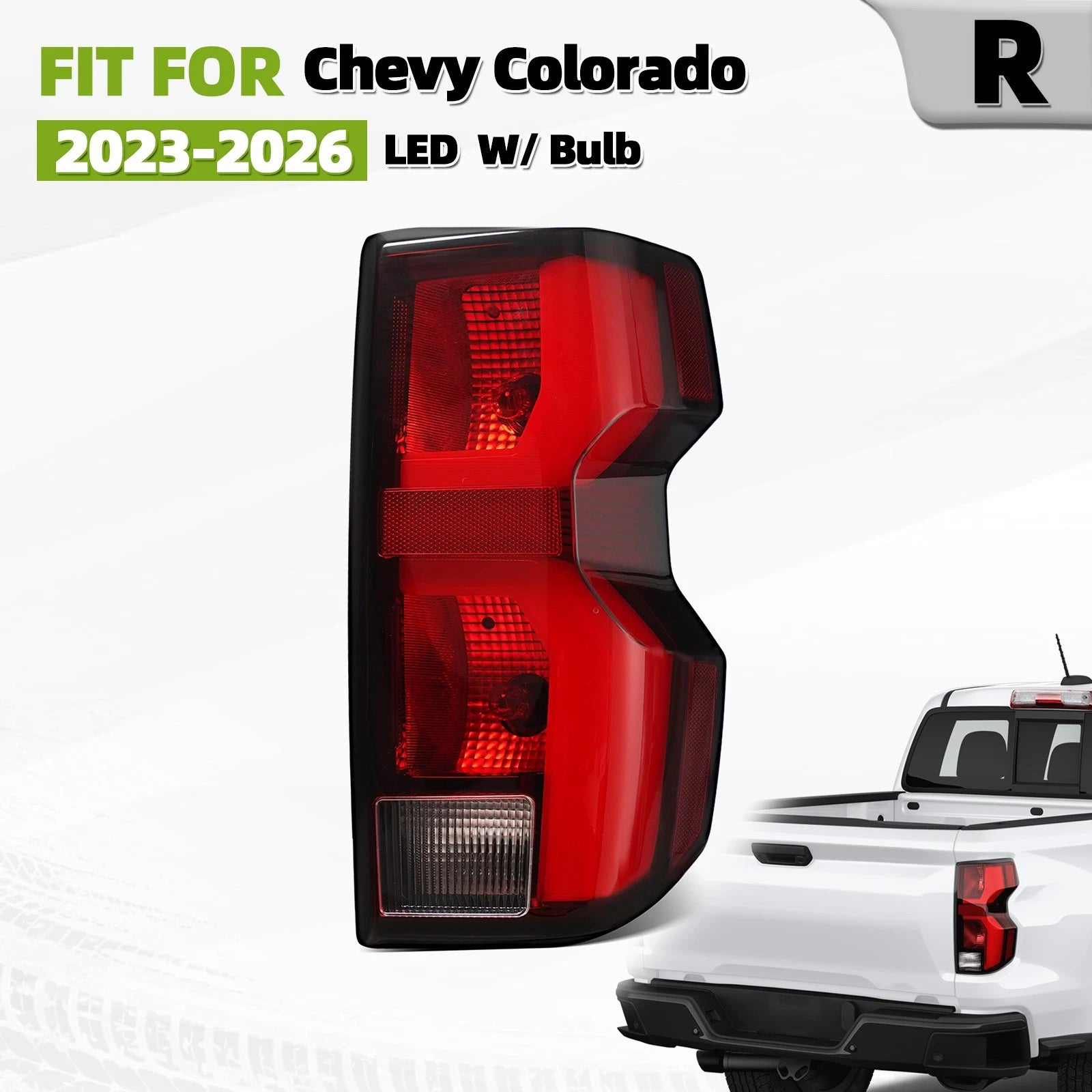 LED Tail Light Brake Lamp for Chevy Colorado (2023–2026) RH W/Bulb