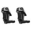 2X Washer Nozzle for Mazda 3 5 6 (2004–2013) ABS Plastic Black