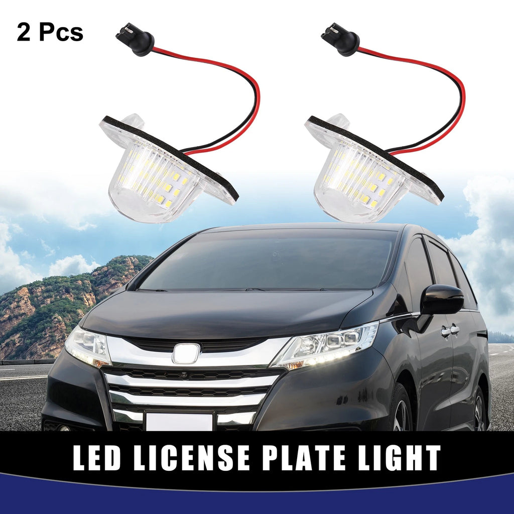 2X LED License Plate Light for Honda Odyssey CR-V Civic Insight 