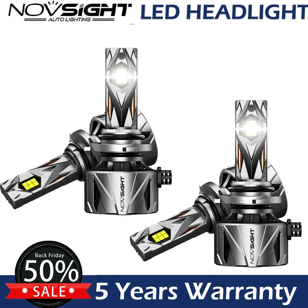 2X LED Headlight Bulb Combo 9005 9006 HB3 HB4 for