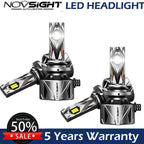 2X LED Headlight Bulb Combo 9005 9006 HB3 HB4 for