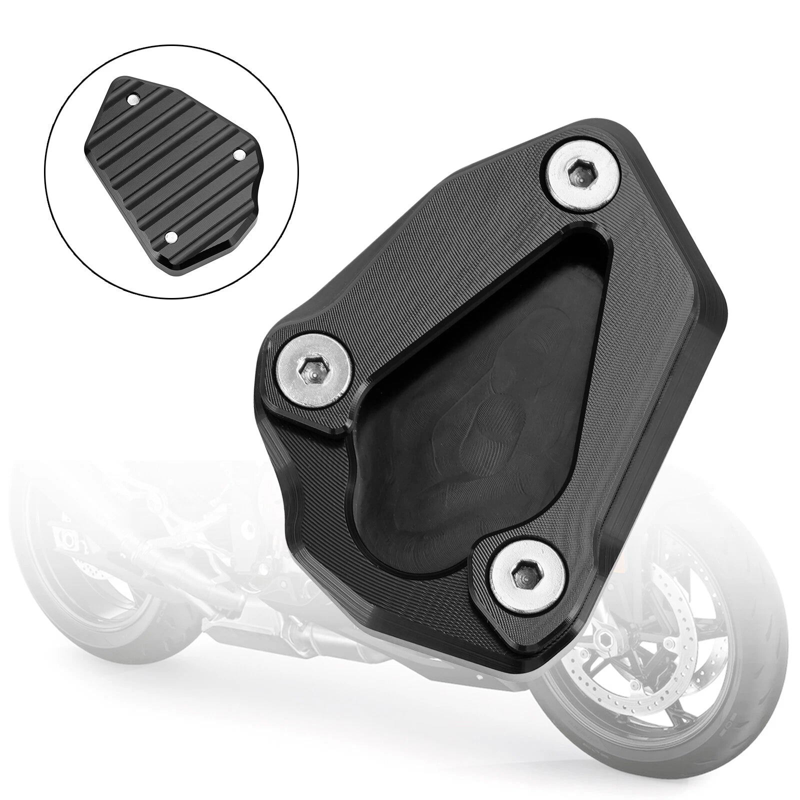 Kickstand Enlarger Plate Pad for BMW S1000RR (2020–2023) b9