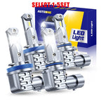 2X 9005 H11 LED Headlight Bulbs for Autoone (4-20X)