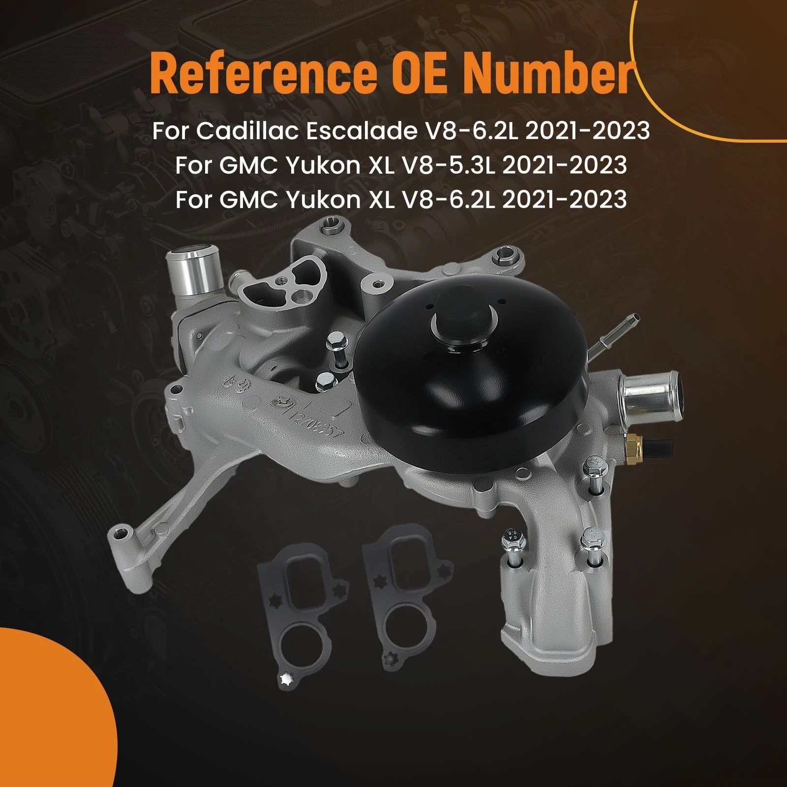 Engine Water Pump for Cadillac Escalade V8 6.2L (2021–2023) / GMC Yukon XL