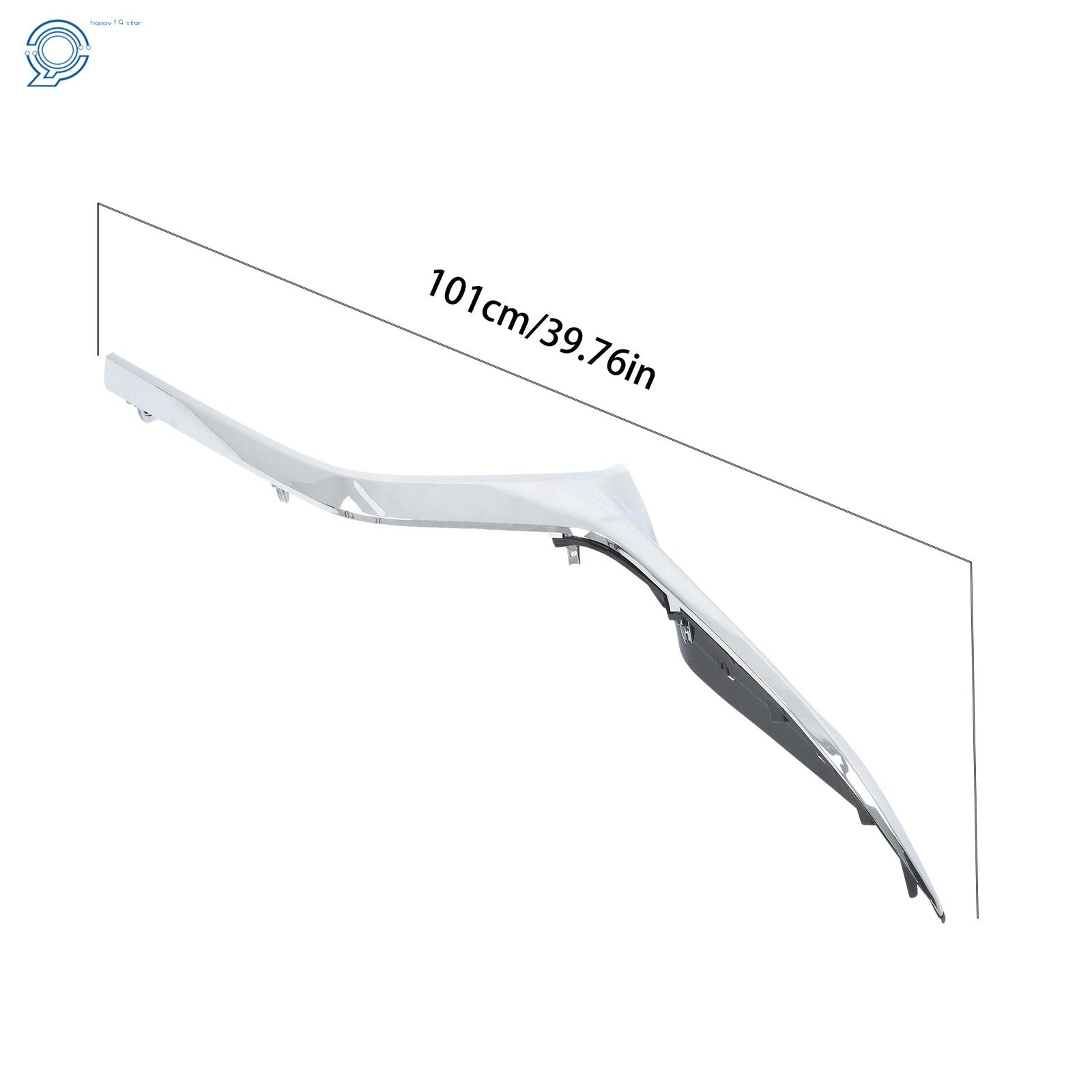 Set of 2 Chrome Front Bumper Grille Trims for Mazda 3 (2019–2023)