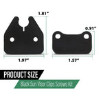 Set of 4 Sun Visor Clips for Dodge Ram 1500 (2019–Present)