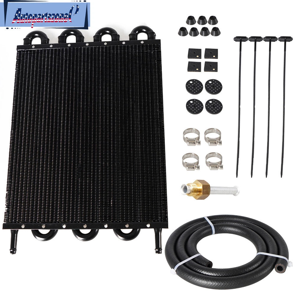 8 Row Aluminum Remote Transmission Oil Cooler for Auto-Manual Radiator