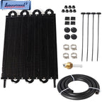 8 Row Aluminum Remote Transmission Oil Cooler for Auto-Manual Radiator