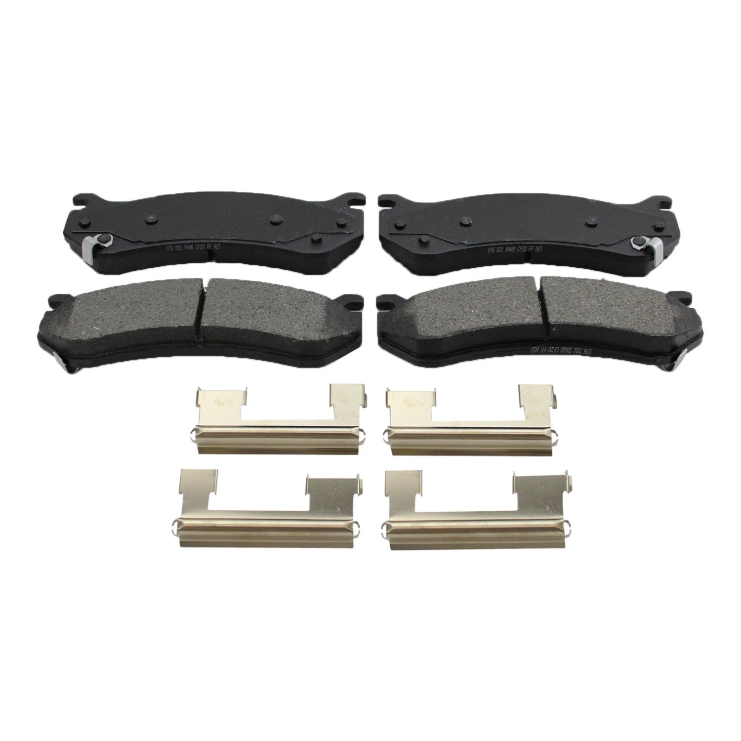 DuraGo Rear Rotors & Bosch Blue Brake Pads Kit for Sierra Silverado 1500 (2014–2019)