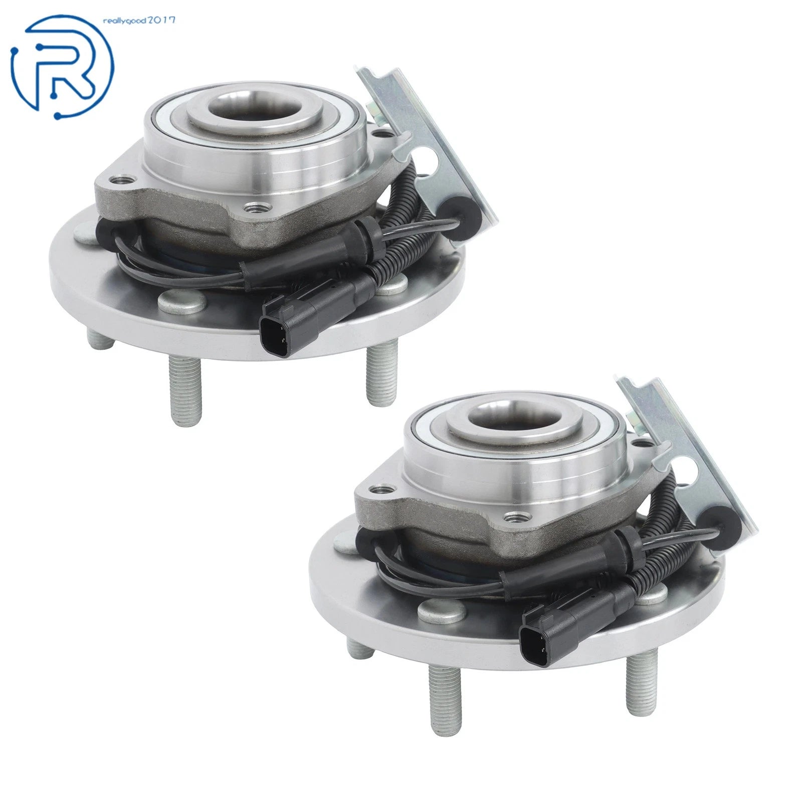 Pair Front Wheel Bearing & Hub Assembly for Dodge Caravan (2008-2011)