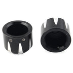 CNC Front Axle Cap Nut Covers  for Harley Touring Road King Electra Glide