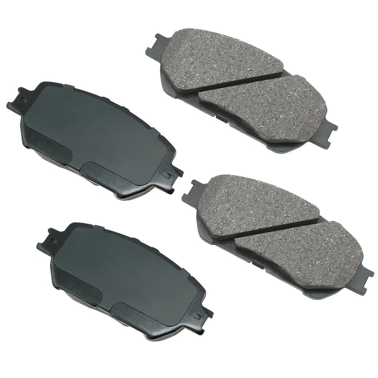 Set of 4 Akebono ProACT Front Disc Brake Pads for Lexus IS250 (2009–2012)