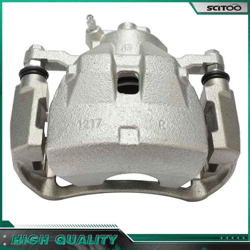 Front Disc Brake Calipers w/Brackets & Ceramic Pads for Toyota Camry (2007–2011)