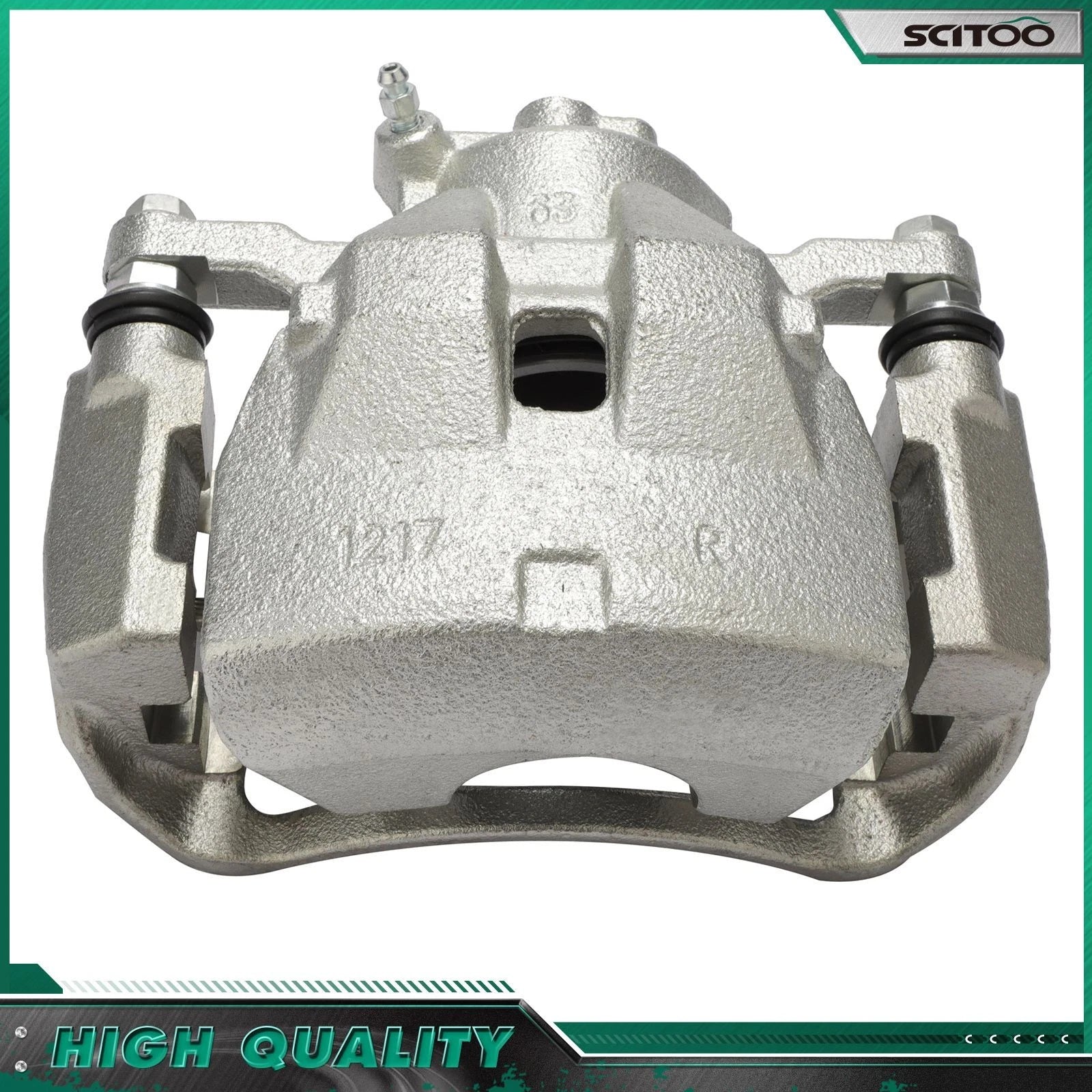 Front Disc Brake Calipers w/Brackets & Ceramic Pads for Toyota Camry (2007–2011)