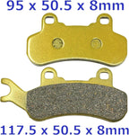 Set of 4 Brake Pads for Can-Am Maverick X3 Max R 4x4 DPS XDS XRS (2017–2019)