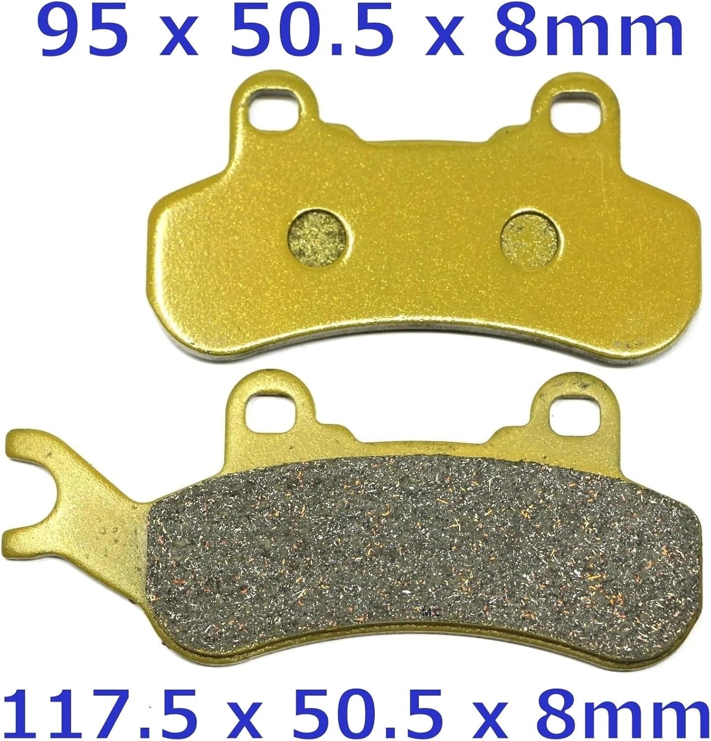 Set of 4 Brake Pads for Can-Am Maverick X3 Max R 4x4 DPS XDS XRS (2017–2019)