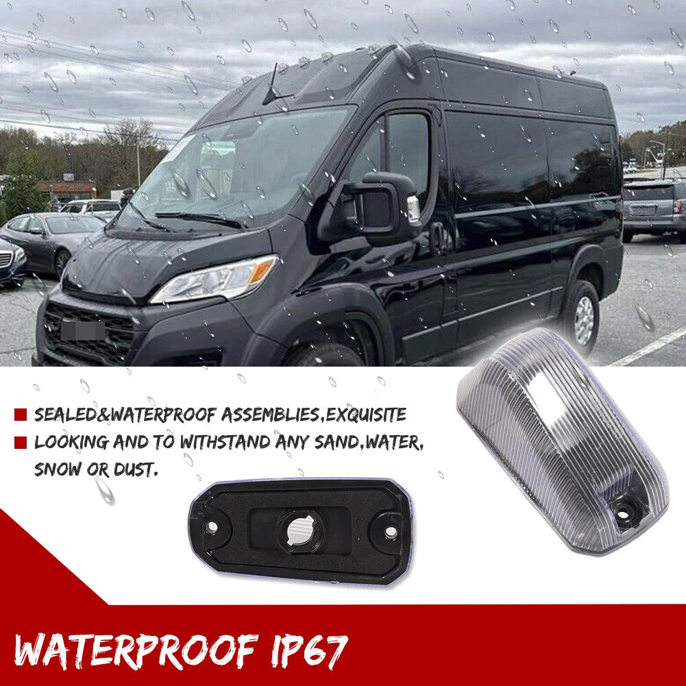 Front Cab Roof Running Light Covers for Dodge RAM Promaster (2014–2023)