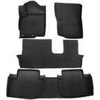 Anti-Slip Floor Mats for Mitsubishi Outlander (2014–2021) TPE Black Waterproof
