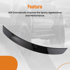 ABS Trunk Lip Spoiler for Chrysler 300 300C 300S (2011-2023) Gloss Black