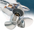 13x19-RH Stainless Boat Propeller for Suzuki DF 40-140HP (15 Spline)