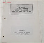 Yamaha PM3000 Mixing Console Sales Brochure & Maintenance Guide