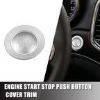 Engine Start Stop Button Cover Kit for Jeep Cherokee, Dodge (2014–2023)