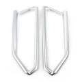 Matte Chrome Front Light Trim Accents for Honda Goldwing GL1800 (2018-2023)