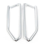 Matte Chrome Front Light Trim Accents for Honda Goldwing GL1800 (2018-2023)