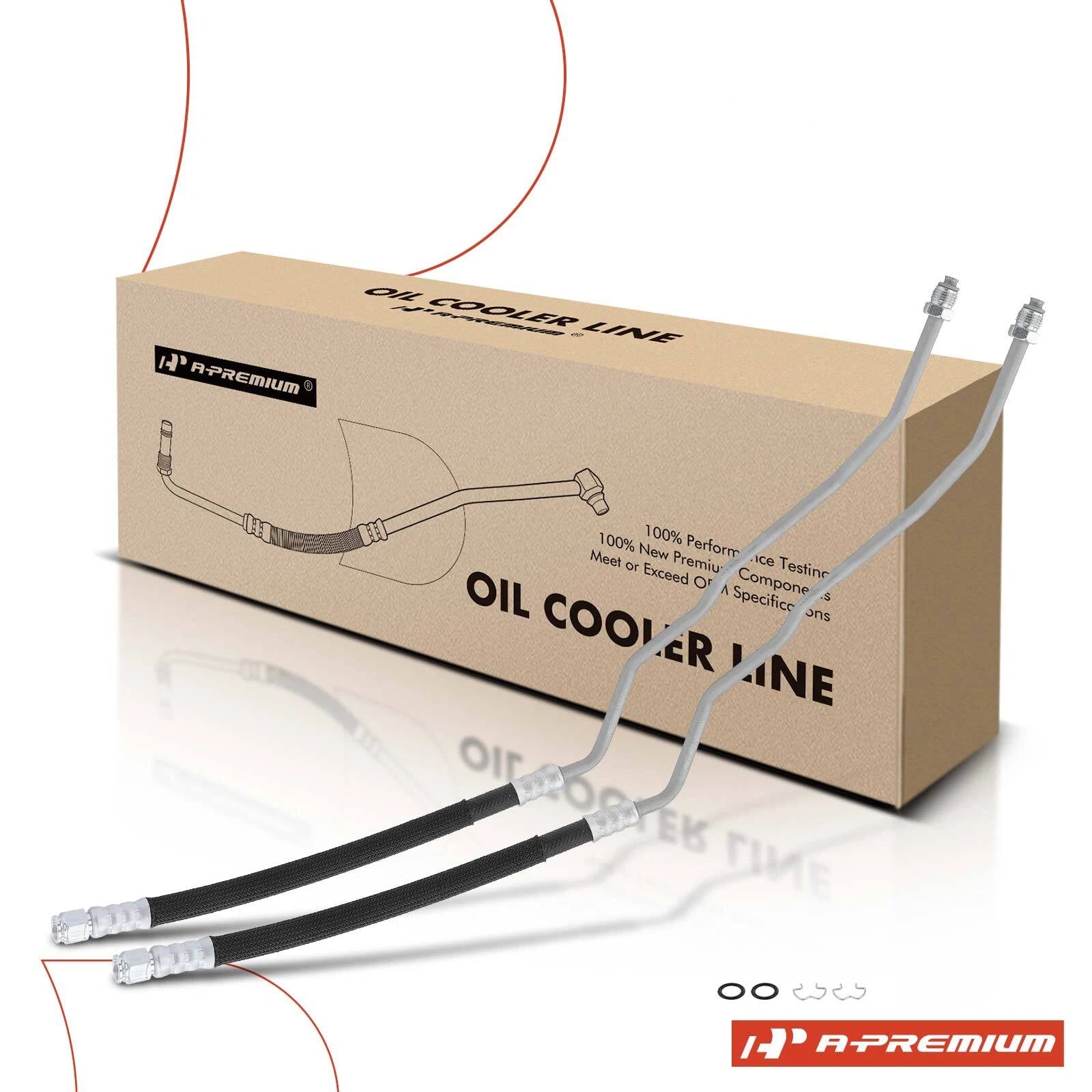 Lower Auto Trans Oil Cooler Line for Jeep Liberty (2008–2012)