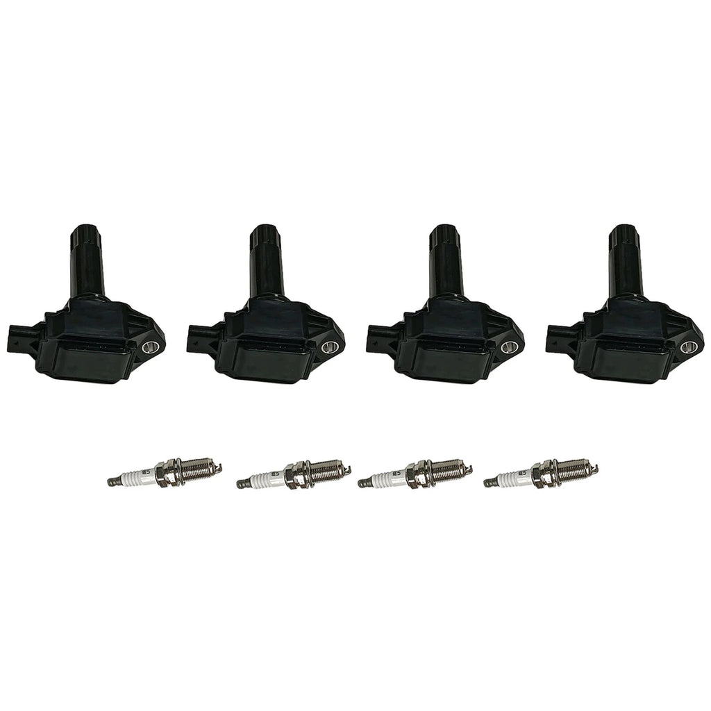 Set of 4 Ignition Coils & Iridium Spark Plugs for Subaru Forester (2014–2016)