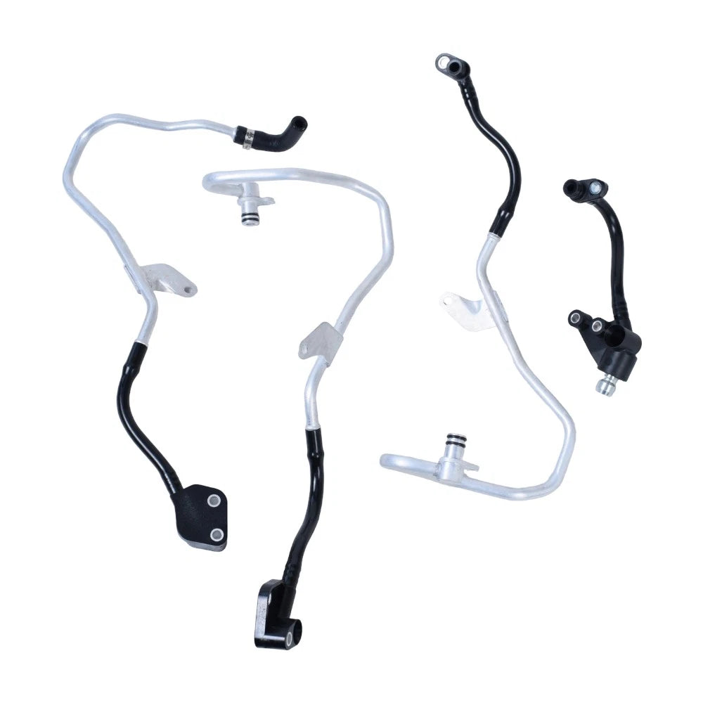 Set of 4 Turbocharger Coolant Lines for Benz GL63 AMG (2014–2016) 1572000000