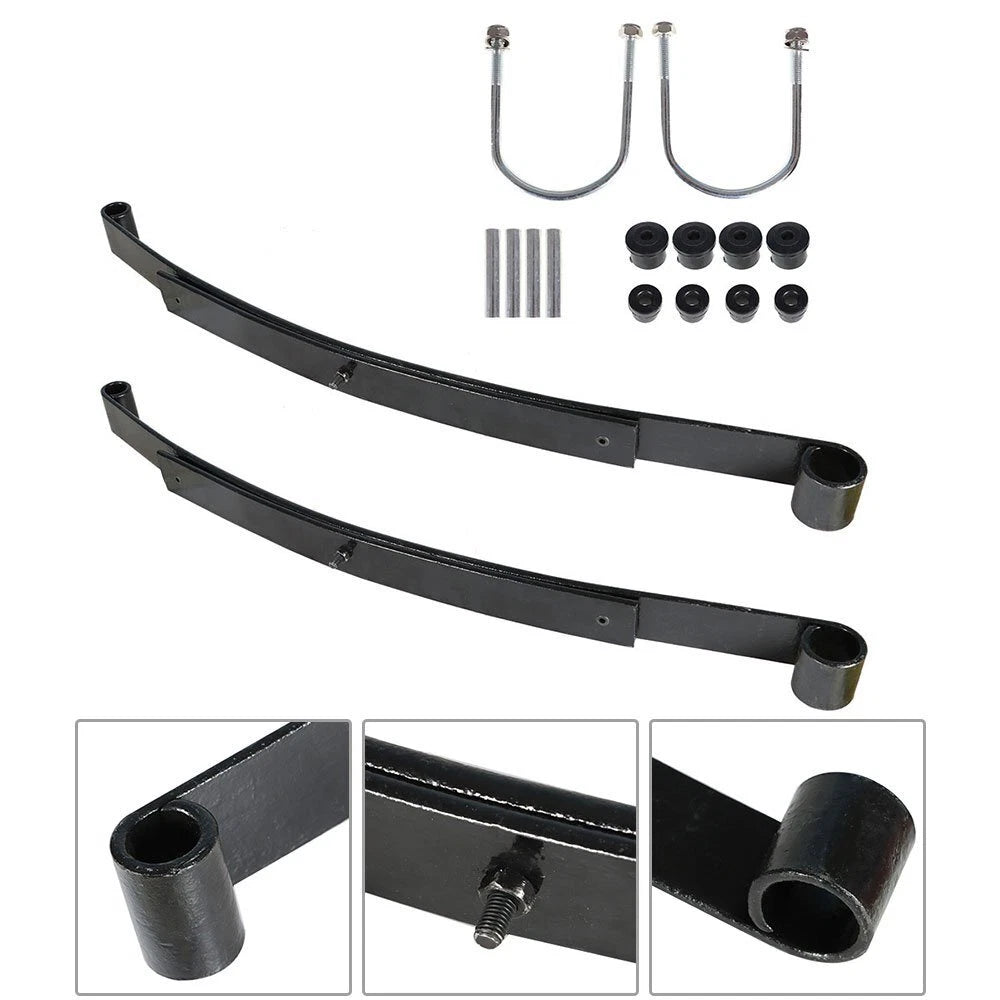 2X Heavy Duty Rear Leaf Spring Kit for EZGO RXV Golf Cart (2008–2023)