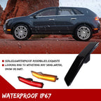 Set of 4 Smoked LED Side Marker Lights for Lincoln MKX (2007–2010)