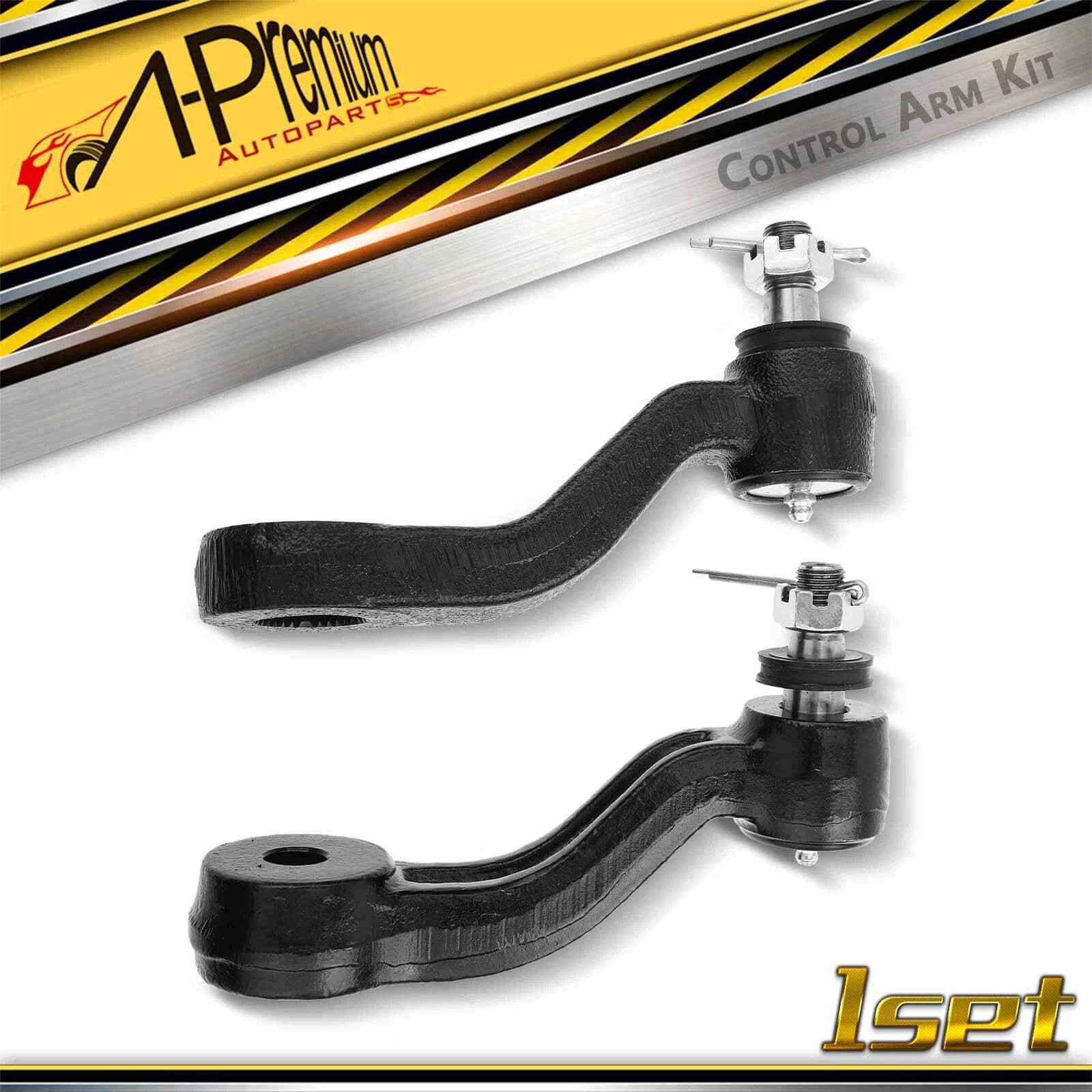 2X Front Idler & Pitman Arm for Chevy Tahoe GMC Yukon Cadillac Escalade (2000–2006)