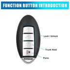 Key Fob Shell Case KR55WK48903 for Nissan Altima Maxima (–2023)