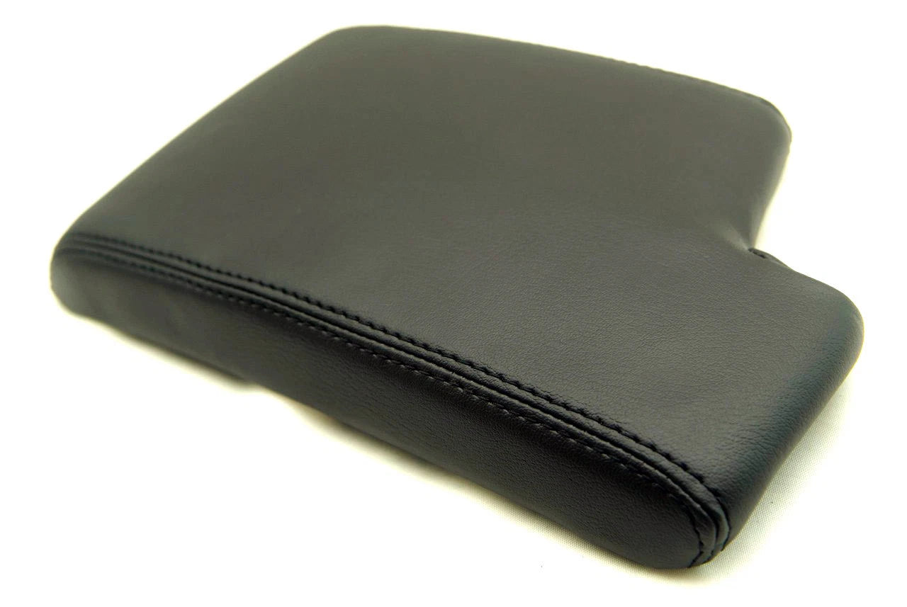 Center Console Armrest Cover for BMW E90 (2005–2013) Black Leather Synthetic