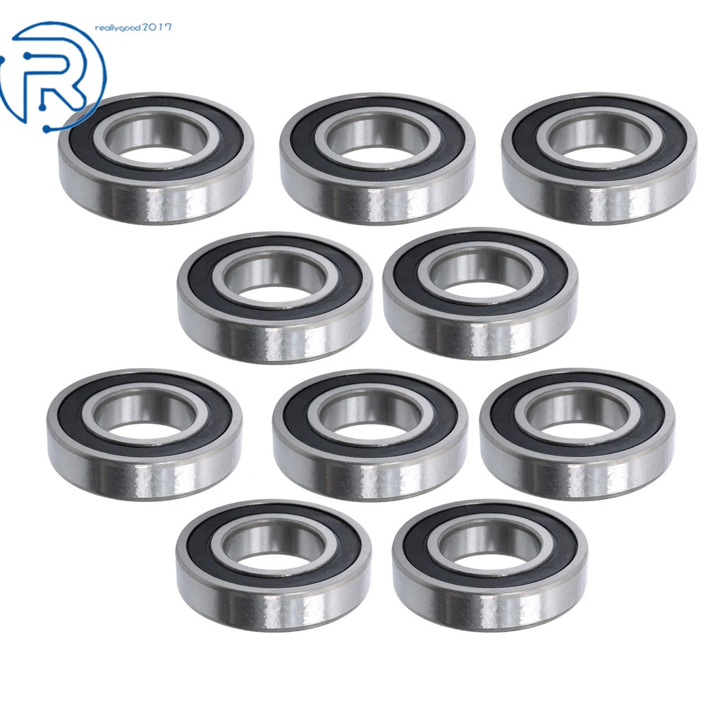 Set of 10 Deep Groove Ball Bearings 40mm Inner Dia 80mm OD