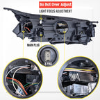 LED Headlight for Chevy Equinox LS (2022–2024) - Left, Halogen Signal Module