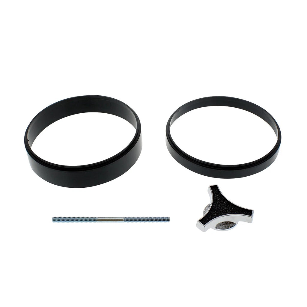 Aluminum Oval Air Cleaner Replacement for Single 4 Barrel Carb (Universal)