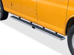 5-Inch Silver Running Boards for Chevy Express GMC Savana (2003–2026)