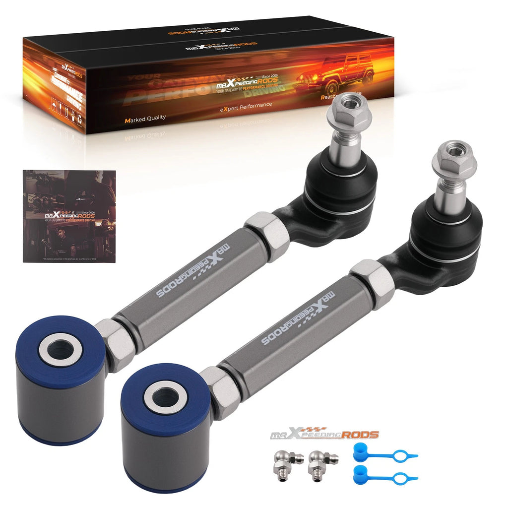 Set of 2 Rear Adjustable Upper Camber Arms for Acura TL (2004–2008) -2 to +4°