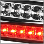 Chrome Housing Rear Third Tail Brake LED Light for Jeep Wrangler (1997–2006)