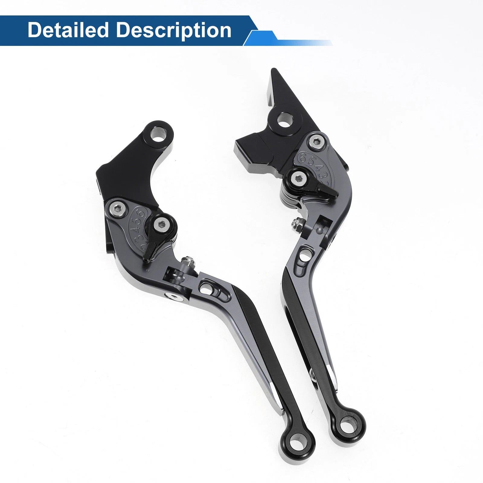 Adjustable Brake Clutch Levers for Suzuki GSXR150 (2017–2020) Black